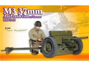 M3 37mm Anti Tank Gun w/Gunner ETO 1944, Tom Hackett (Private)   9th 