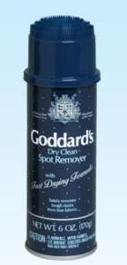 CANS GODDARDS DRY CLEAN SPOT REMOVER STAIN REMOVAL  