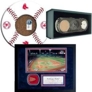  Boston Red Sox Ultimate Gift Set Dirt Clock Coasters Brick 