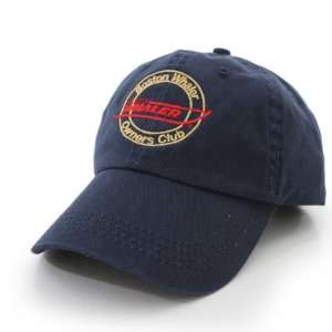 Boston Whaler Owners Club Twill Cap Navy Fabric Strap
