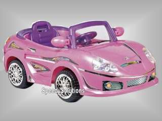 Girls Pink Kids Car Power Radio Remote Control Ride On In Wheels  