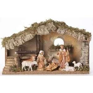  9 Piece Fontanini 5 Religious Christmas Nativity Set with 