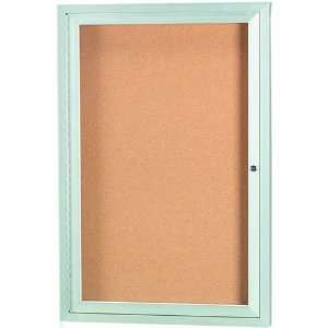   Aluminum Bulletin Board, Indoor Model, 1 Door