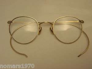 Vintage 1/10 12K GF Ful Vue Art Deco Eyeglasses in Case  