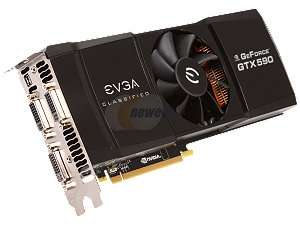 EVGA Classified GeForce GTX 590 (Fermi) 03G P3 1598 AR Video Card