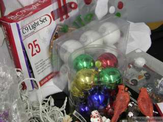 Christmas Decorations, Ornaments, Lights, Tree Toppers  