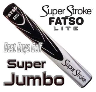 Super Stroke Fatso 85 Lite Splash White Black Super Jumbo Putter Grip 