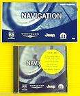 Chrysler Jeep Dodge Mopar Navigation Nav DVD 5064033 W/ Manual 