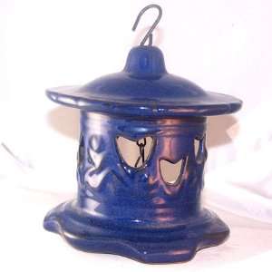  Blue Hanging Candle Lantern 