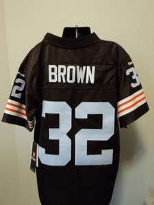   Vintage Throwback 1963 Cleveland Browns Jim Brown Youth Jersey NWT M