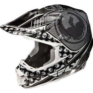  Fly Racing F2 Carbon Dragon Motorcycle Helmet Black/Grey 