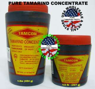 Lb Tamarind Paste concentrate Tamarindus Tamarindo  