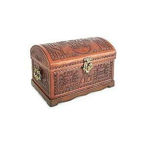  Cedar and leather chest, Tumi Ceremony