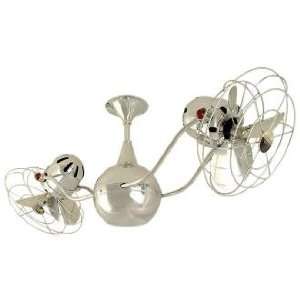  42 Vent Bettina Chrome and Metal Standard Ceiling Fan 