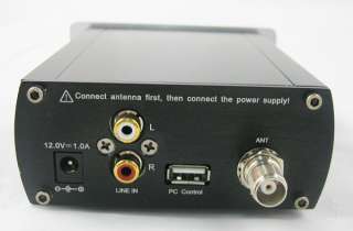   FM PLL radio broadcast transmitter PC Control+ antenna DHL EMS  