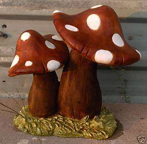 Concrete Latex Fiberglass Mold Large Mushrooms Statue  