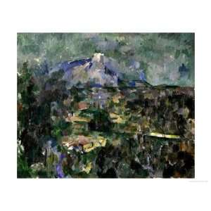   Mont Sainte Victoire, 1905 Giclee Poster Print by Paul Cézanne, 30x40