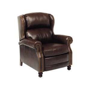   Designer Style Wingback Leather Reclining Chair
