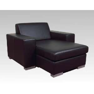  Lind 907 Chaise Lind Chaises in Leather & Microfiber 