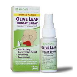 Seagate Olive Leaf Throat Spray, 1 fl. oz. 019277000392  