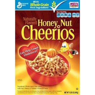 Cheerios Honey Nut Cereal, 12.25 Ounce Boxes (Pack of 3)