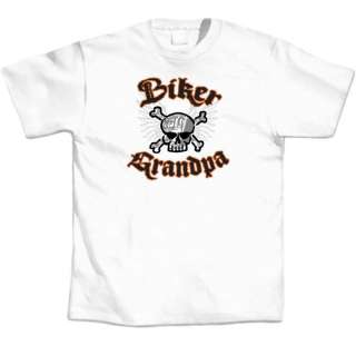 Grandpa T Shirt Humor Tee Biker Grandpa New  
