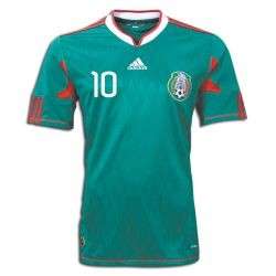   MEXICO C. BLANCO Official HOME JERSEY SOCCER World Cup WC 2010  