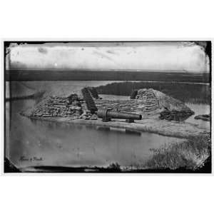 Civil War Reprint Morris Island, South Carolina. Battery Hays. One 8 