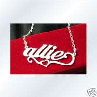 Personalized Your Name Silver Necklace Design pendant  