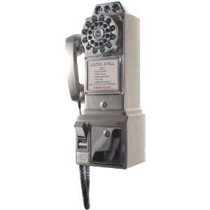  CROSLEY RADIO CR56 BC 1950S CLASSIC PAY PHONE (BRUSHED 