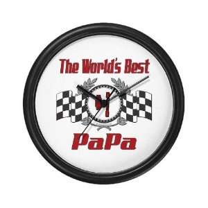  Racing PaPa Racing Wall Clock by 