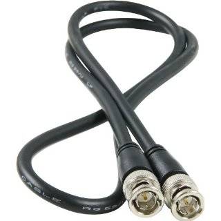   . RG59 75 Ohm VIDEO or WORD CLOCK CABLE, BNC to BNC, 25 ft. by Hosa