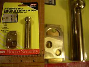  door window surface mount security privacy slide bolt hardware lock