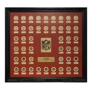    Framed Super Bowl Gold Coin Set   Frontgate