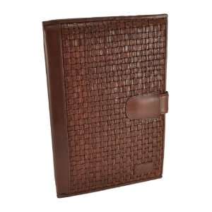 Cole Haan Woven Leather iPad Tablet Sleeve, Whiskey Burnished