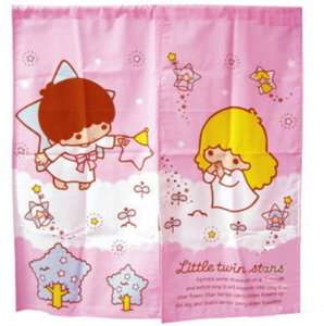 SANRIO LITTLE TWIN STARS CURTAIN DECO PINK NEW 85*90cm  