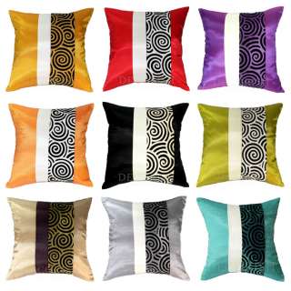 Front of Velvet Spiral Double Layer Silk Throw Decorative Pillows