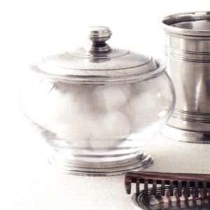  Arte Italica Pewter Condiments B4. Roma Small Canister 