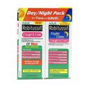  Robitussin Adult Cough & Cold Day & Night Pack 2x4oz 