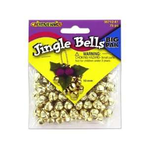  75pc 10mm Jingle Bells Value Pack Arts, Crafts & Sewing