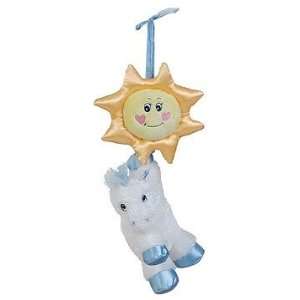  Sunshine Blue Pony Pull Musical Crib Toy Toys & Games