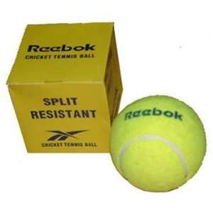 Reebok Hard Heavy Tennis Balls for Cricket, Box of 6 pieces (120 grams 