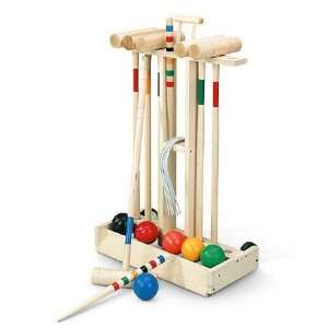  Croquet Storage Stand with Wheels