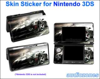 Vinyl Skin Sticker Art Decal Racing Sports Car Design for Nintendo 3DS 