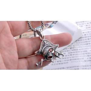Pirate Jewelry for Mens Fashion Fine Jewelers Pendants Skull Necklace 