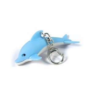    CUTE DOLPHIN Light Up KEYCHAIN With Sound FX