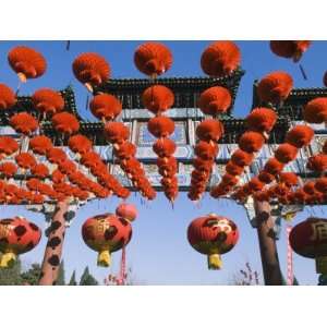  Decorations at a Temple Fair at Donyue Temple, Chinese New 