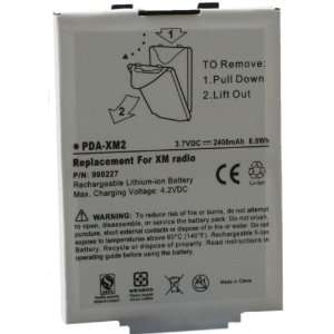   TAO XM2GO Replacement Battery Pack for XM Satellite Radio Electronics