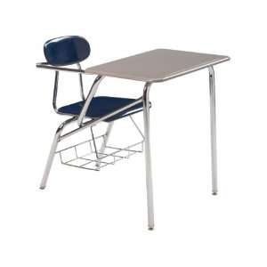   Plastic Top Student Combo Desks with Support Brace 