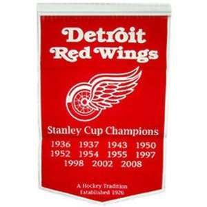  Detroit Red Wings 24 Inch x 36 Inch Wool Dynasty Banner 